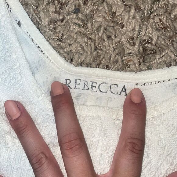 Crocheted Lace Dress - Cream - Picture 7 of 7